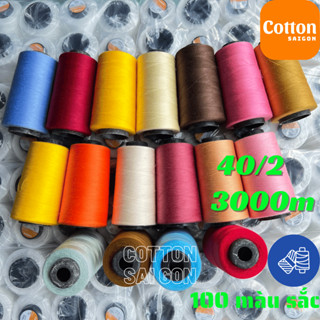 Chỉ may công nghiệp sợi nhỏ 40/2 - 100 mã màu sắc