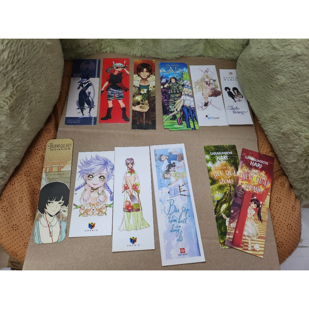 Bookmark Light Novel/ Manga (lẻ tùy chọn mẫu)