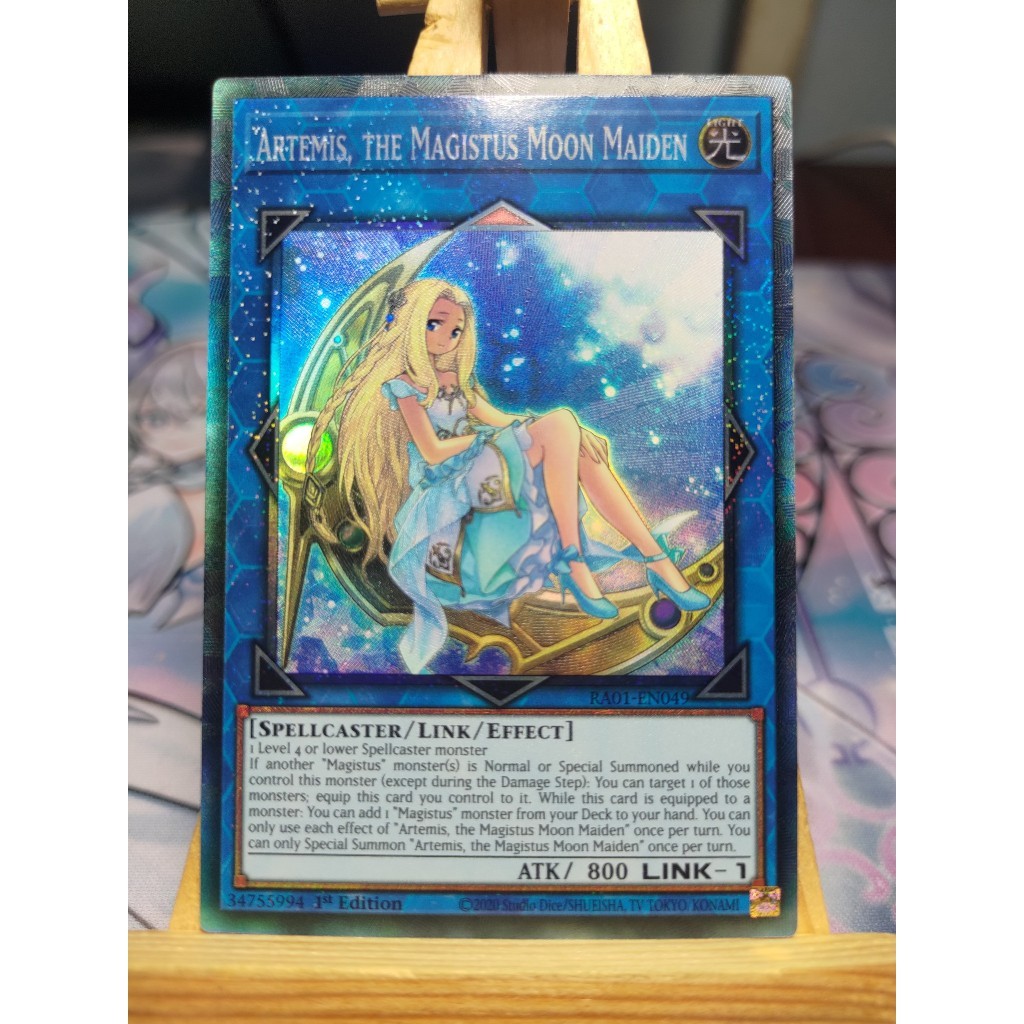 Thẻ bài Artemis, the Magistus Moon Maiden - RA01-EN049 - 25th Ultimate Collector