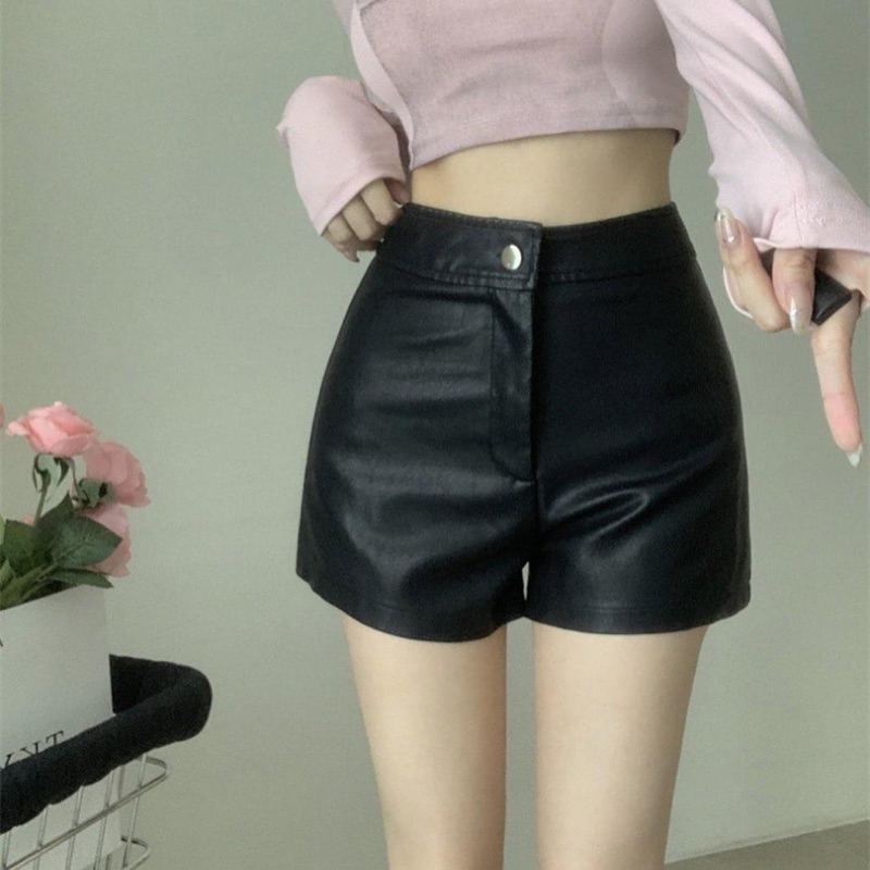 Quần short da