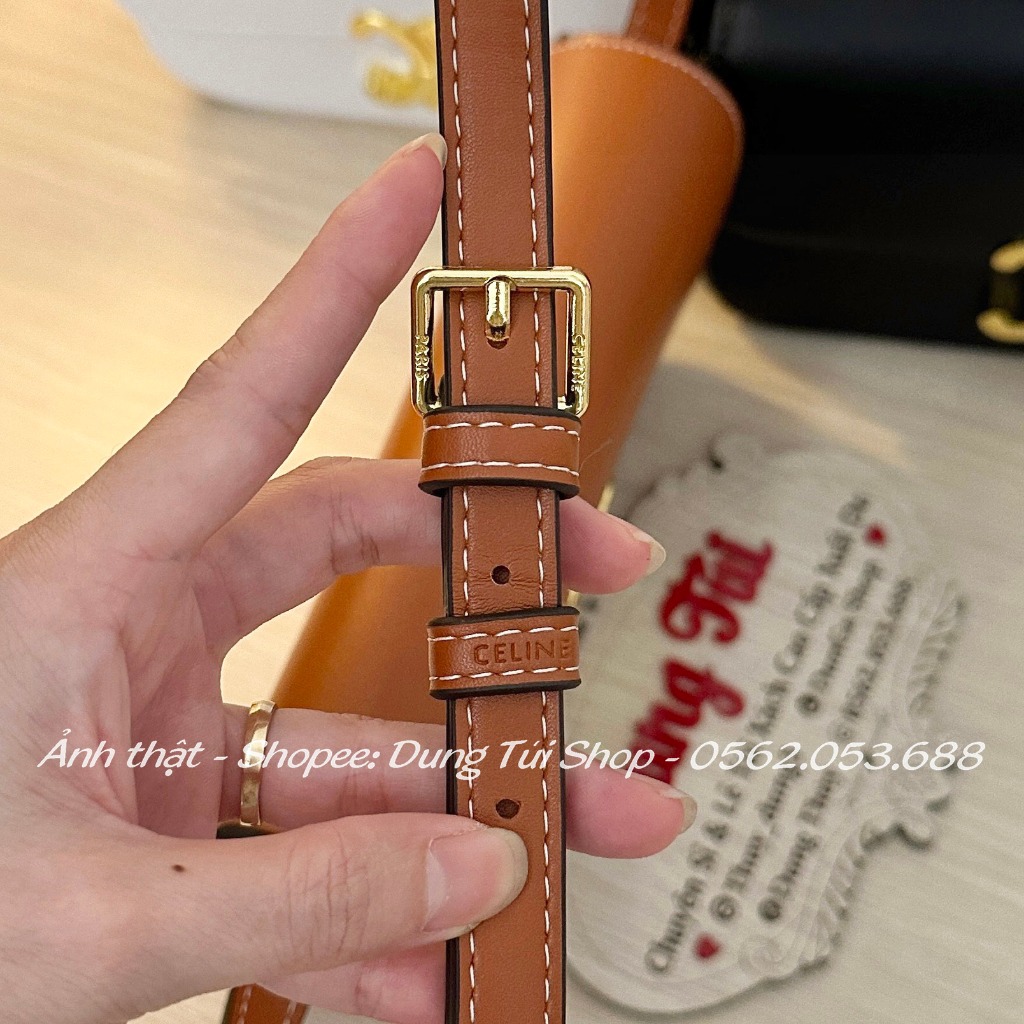 Túi nữ kẹp nách + dây dài đeo chéo size 20