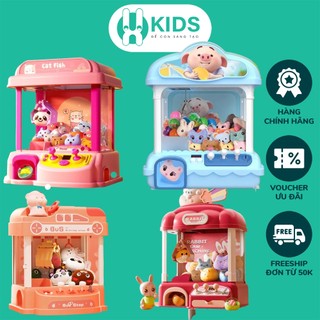 Máy gắp thú bông mini cho bé từ 2 tuổi X KIDS kèm nhiều gấu bông, có nhạc, đèn