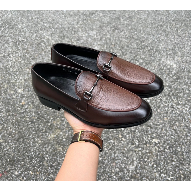 Giày tây công sở, giày da nam Da nhập cao cấp - Mã MK46