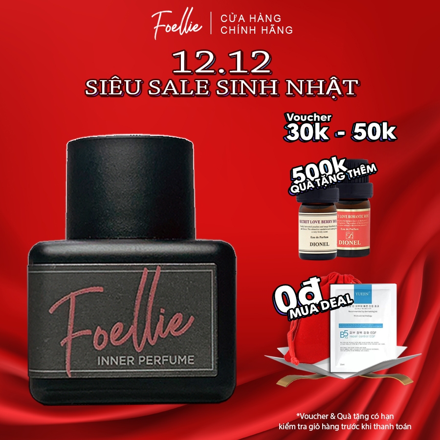 Nước Hoa Vùng Kín Foellie Eau De Bijou 5ml Hương Hoa Hồng Sexy Mãnh Liệt