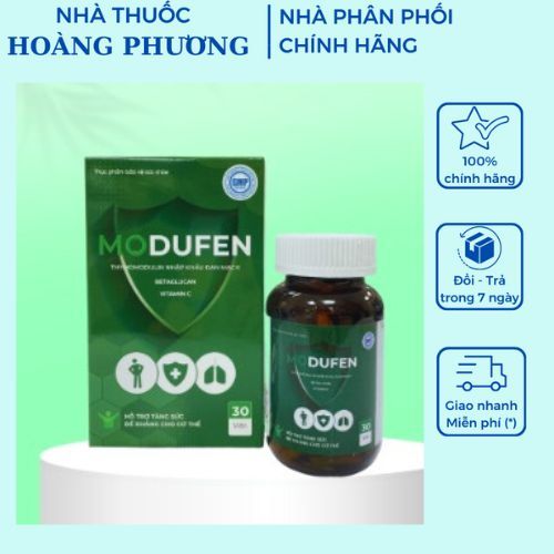 Modufen ( betacan/betaglucan) tăng miễn dịch hỗ trợ đào thải virut hpv sùi mào gà ra khỏi cơ thể ( che tên )