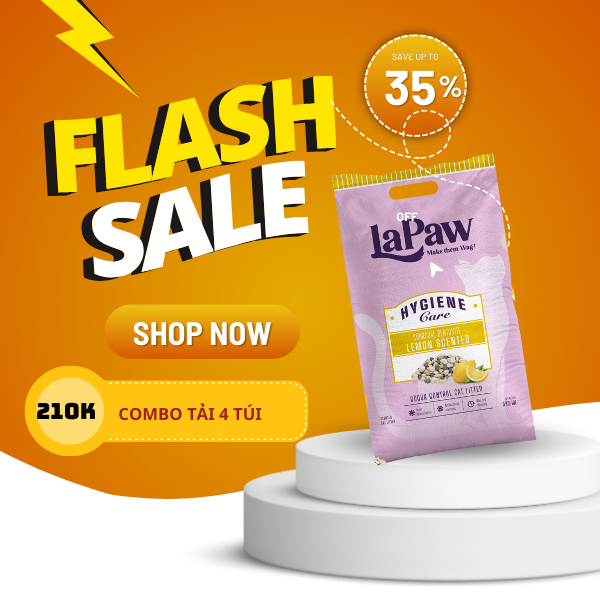 CÁT VẸ SINH LAPAW TÚI 5KG - 10L - Mix than hoạt tính