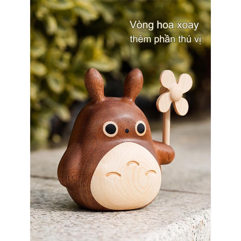 Mô hình Totoro gỗ chong chóng