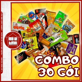 Combo 30 gói ăn vặt tuổi thơ các vị - ăn vặt cổng  trường Mỹ Vị Tiệm