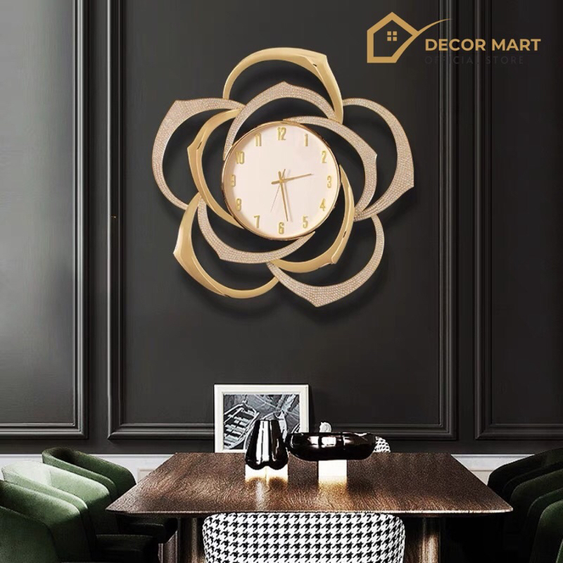 Đồng Hồ Treo Tường Trang Trí Cao Cấp DECOR MART