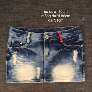 Miniskirt / chân váy jeans 2hand
