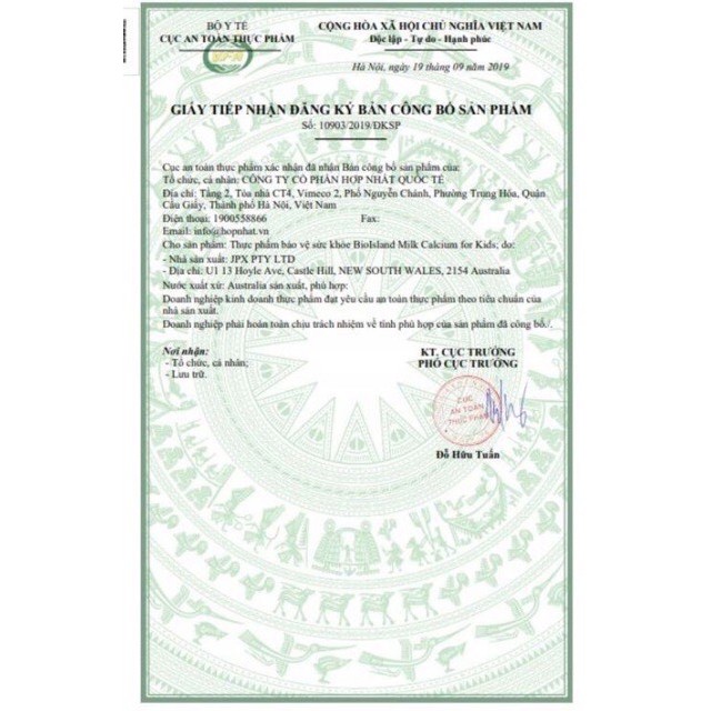 Combo phát triển toàn diện cho bé Bio Island - Kẽm, Dha, Canxi BioIsland của Úc