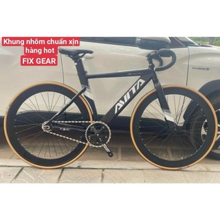 Xe đạp Fixed Gear AVITA RAPICLLI PRO 1.0 khung nhôm (Tặng đèn + chắn bùn+bình+ giá đỡ + lục giác)