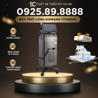 Máy triệt lông diode 2in1 soprano titanium loại 1 cao cấp