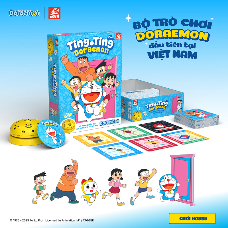 Board Game VN - Ting Ting Doraemon: Bộ trò chơi Doraemon chính thức đầu tiên tại Việt Nam