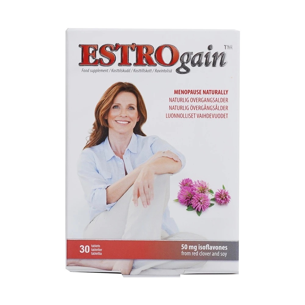 Viên Uống Cân Bằng Nội Tiết Tố Estrogain MedEq Giúp Giảm Bốc Hoả, Mất Ngủ Thời Kỳ Tiền Mãn Kinh (Hộp 30 Viên)