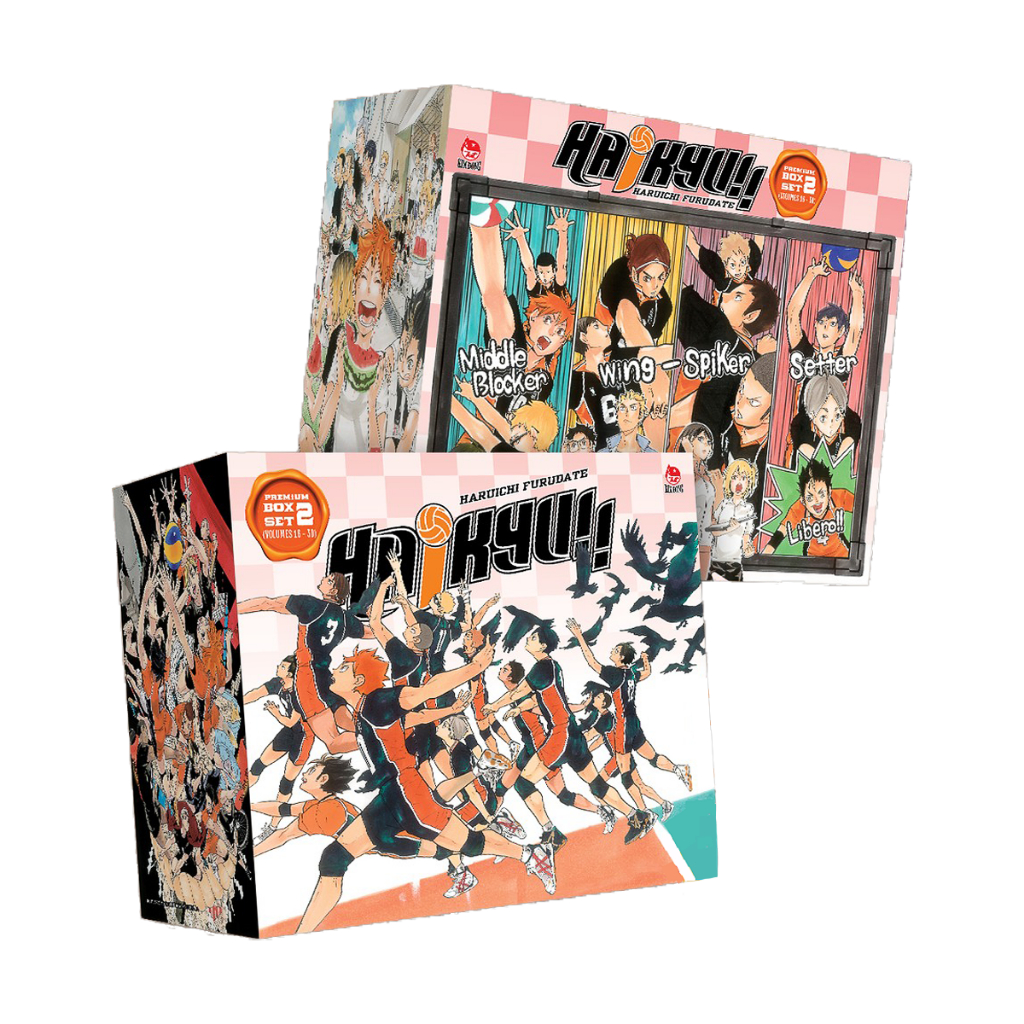 Premium Boxset Haikyu!! 2 - Tập: 16 - 30 (Bộ 15 Cuốn) - Tặng Kèm 2 Set Bookmark PVC