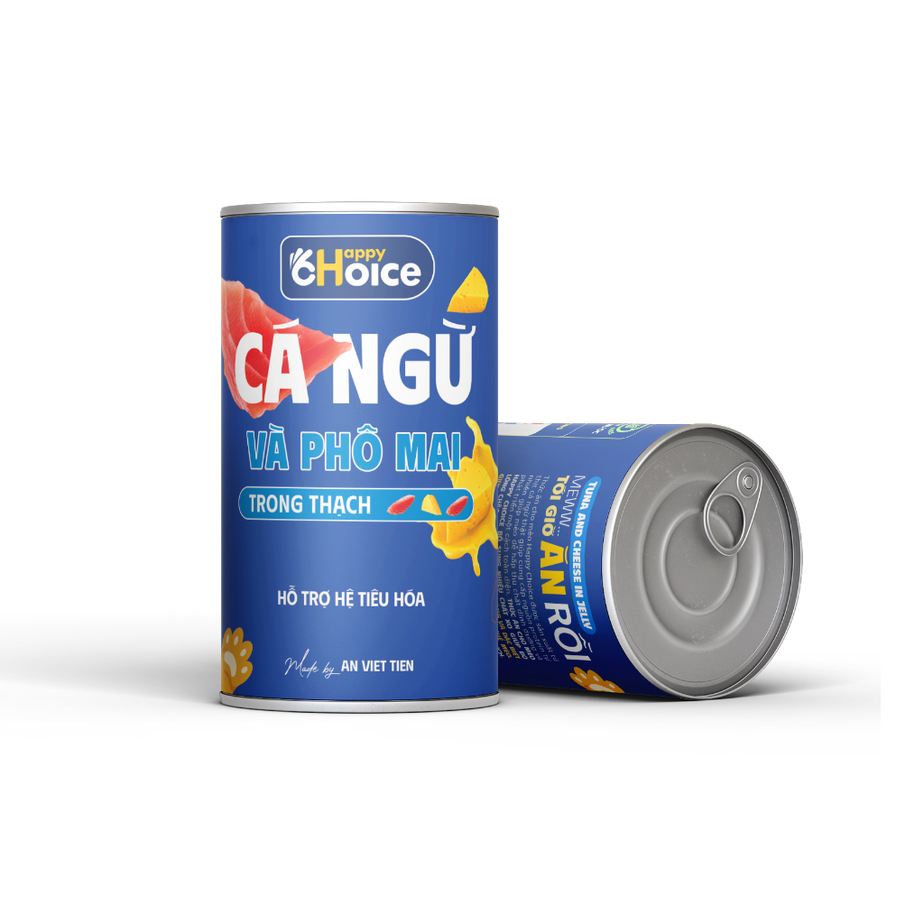 Pate mèo Happy choice lon 400gr