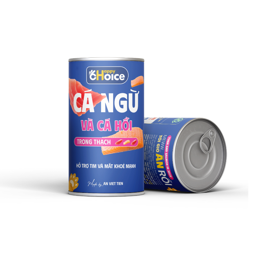 Pate mèo Happy choice lon 400gr