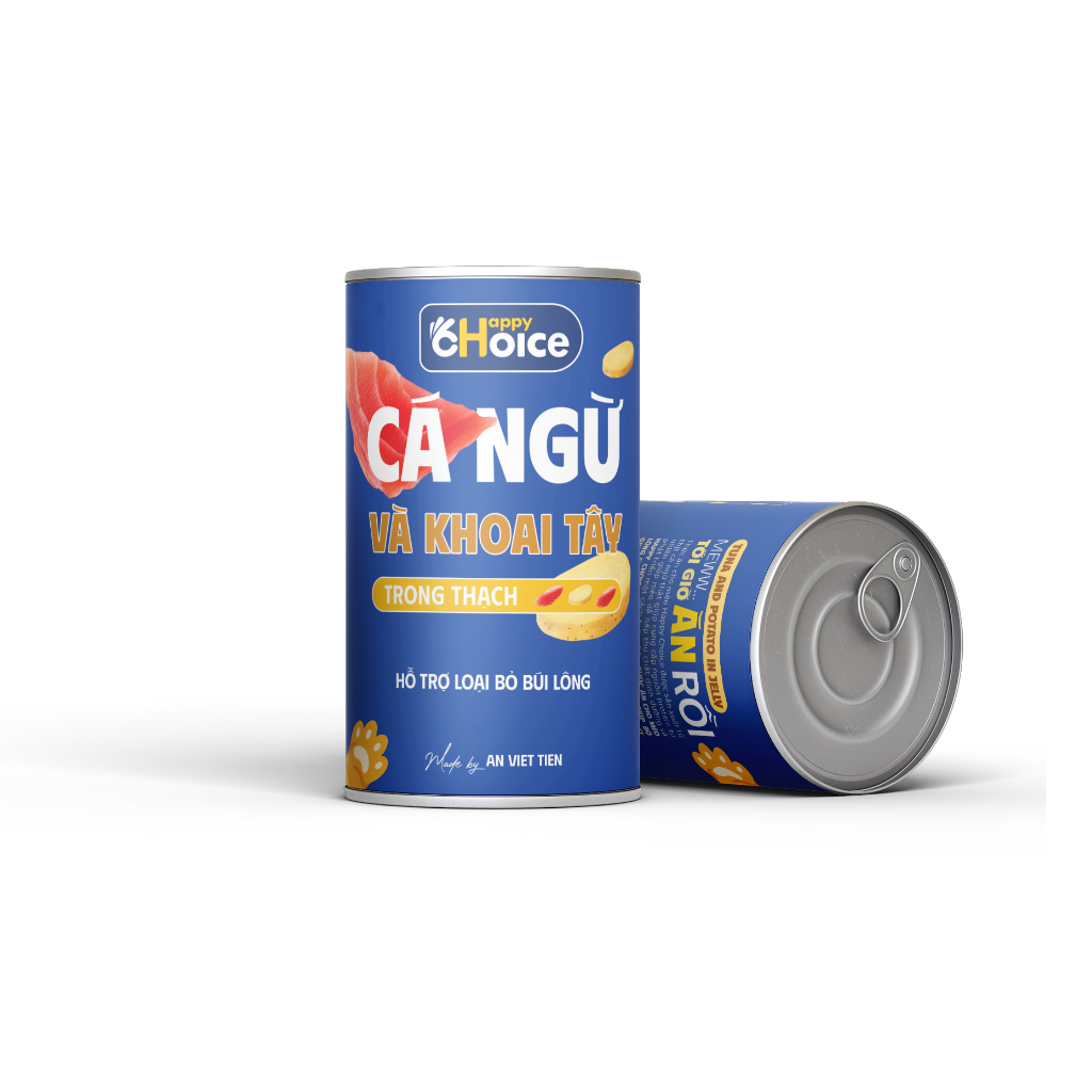 Pate mèo Happy choice lon 400gr