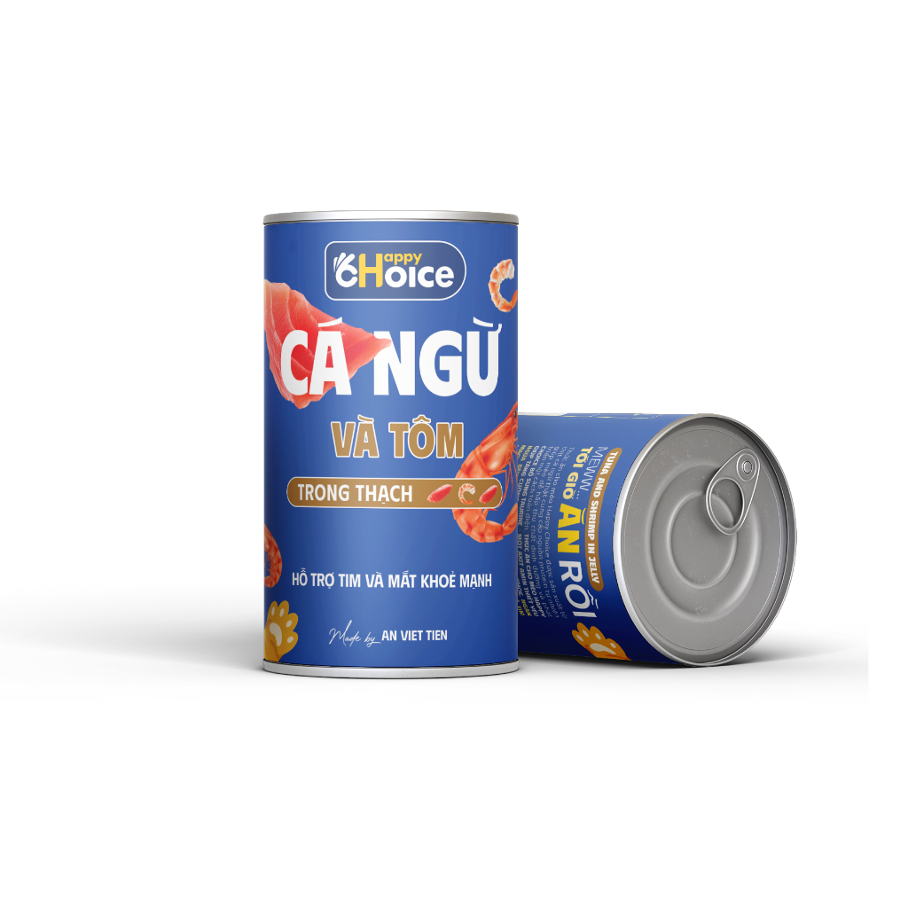 Pate mèo Happy choice lon 400gr