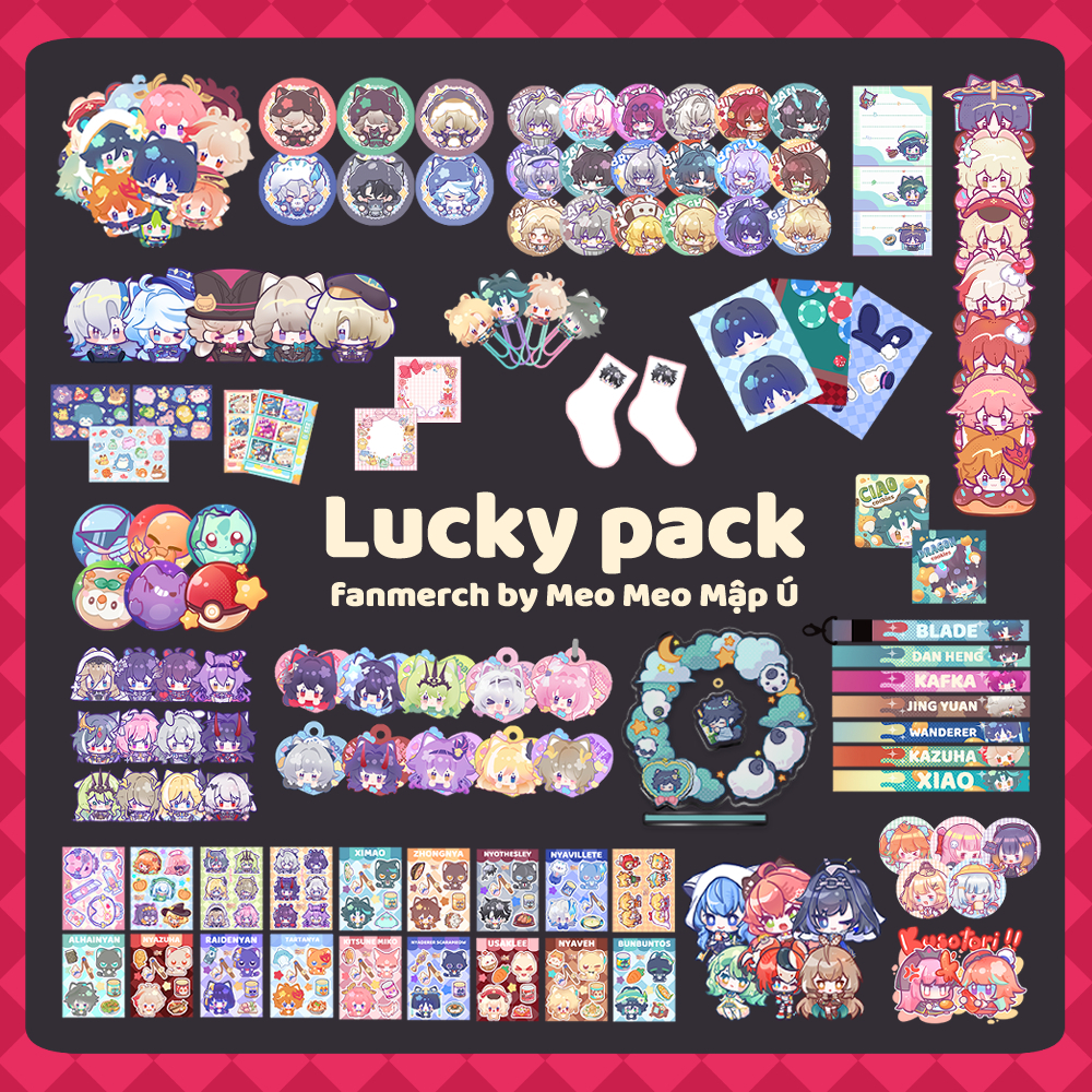 Lucky Pack/Gói quà ngẫu nhiên fanmerch toàn shop (đọc kĩ mô tả)