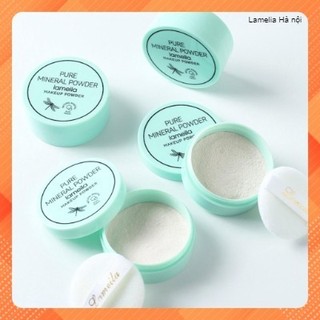 (Mới)Phấn phủ kiềm dầu Lameila, phấn phủ dạng bột mỏng nhẹ che khuyết điểm chính hãng