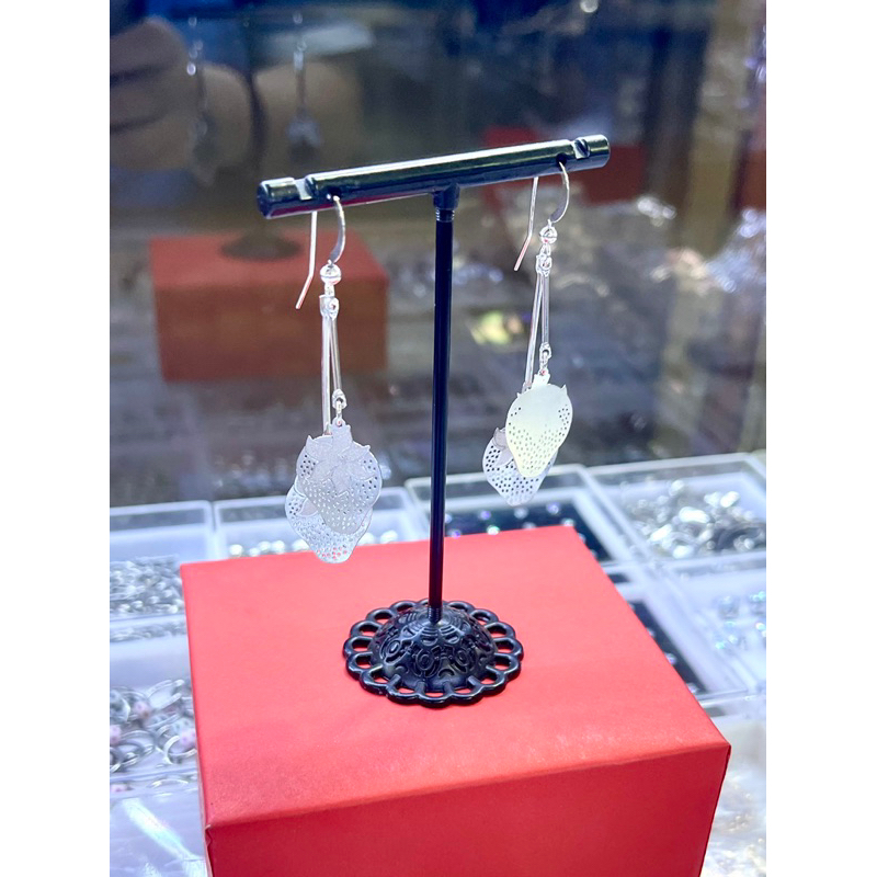 1 đôi Hoa tai bông tai nữ thời trang mẫu móc dâu tây xinh xinh phụ kiện thời trang nữ