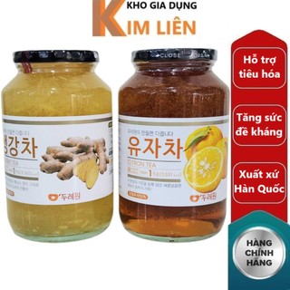 Mật ong chanh đào / gừng dooraeone 1kg hàn quốc