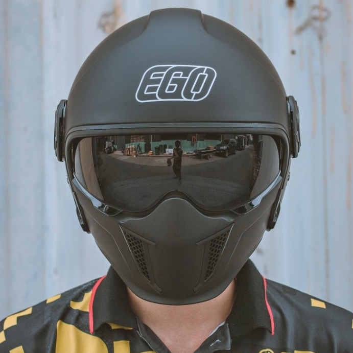 Mũ bảo hiểm Fullface EGO E5 - Có thể tùy biến nhiều kiểu nón khác nhau - BIKER 176 - Mũ bảo hiểm Vũng Tàu