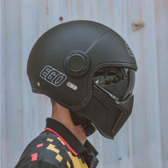 Mũ bảo hiểm Fullface EGO E5 - Có thể tùy biến nhiều kiểu nón khác nhau - BIKER 176 - Mũ bảo hiểm Vũng Tàu