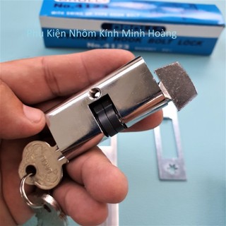 Khóa âm cửa lùa / khoá móc cửa lùa Droll 4123 dùng cho cửa lùa Nhôm, Sắt.