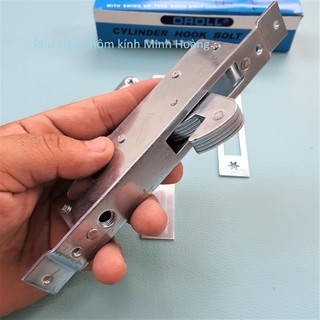 Khóa âm cửa lùa / khoá móc cửa lùa Droll 4123 dùng cho cửa lùa Nhôm, Sắt.