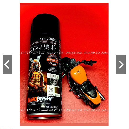 TC-H237 sơn Samurai Màu Cam Repsol