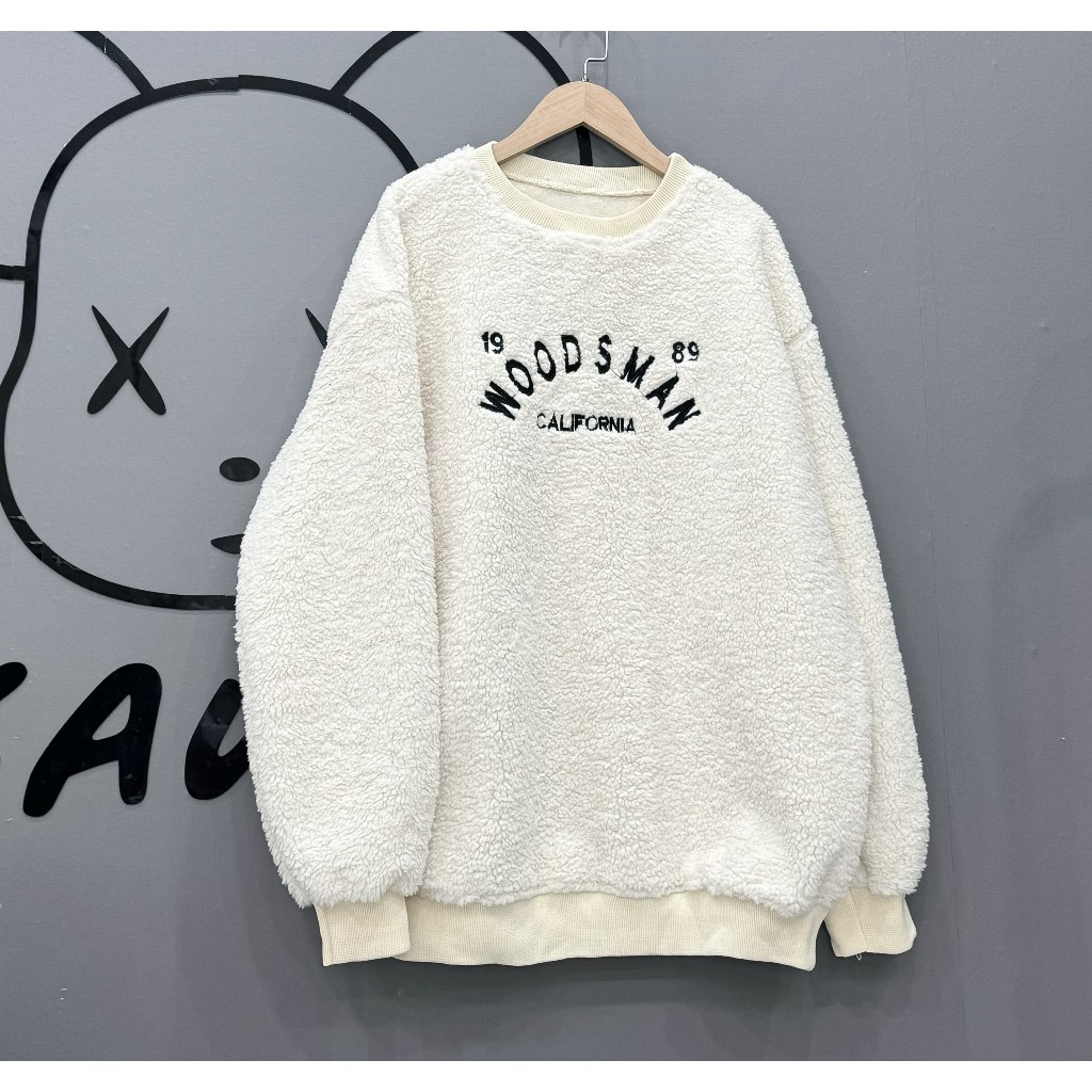 Áo nỉ sweater lông SMAN