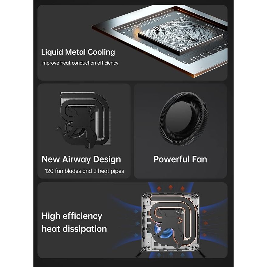 Mini PC AMD UM560xt, Mini PC MinisForum UM560 xt, venus series, AMD Ryzen 5600H, NUC miniforum UM560,máy tính mini AMD
