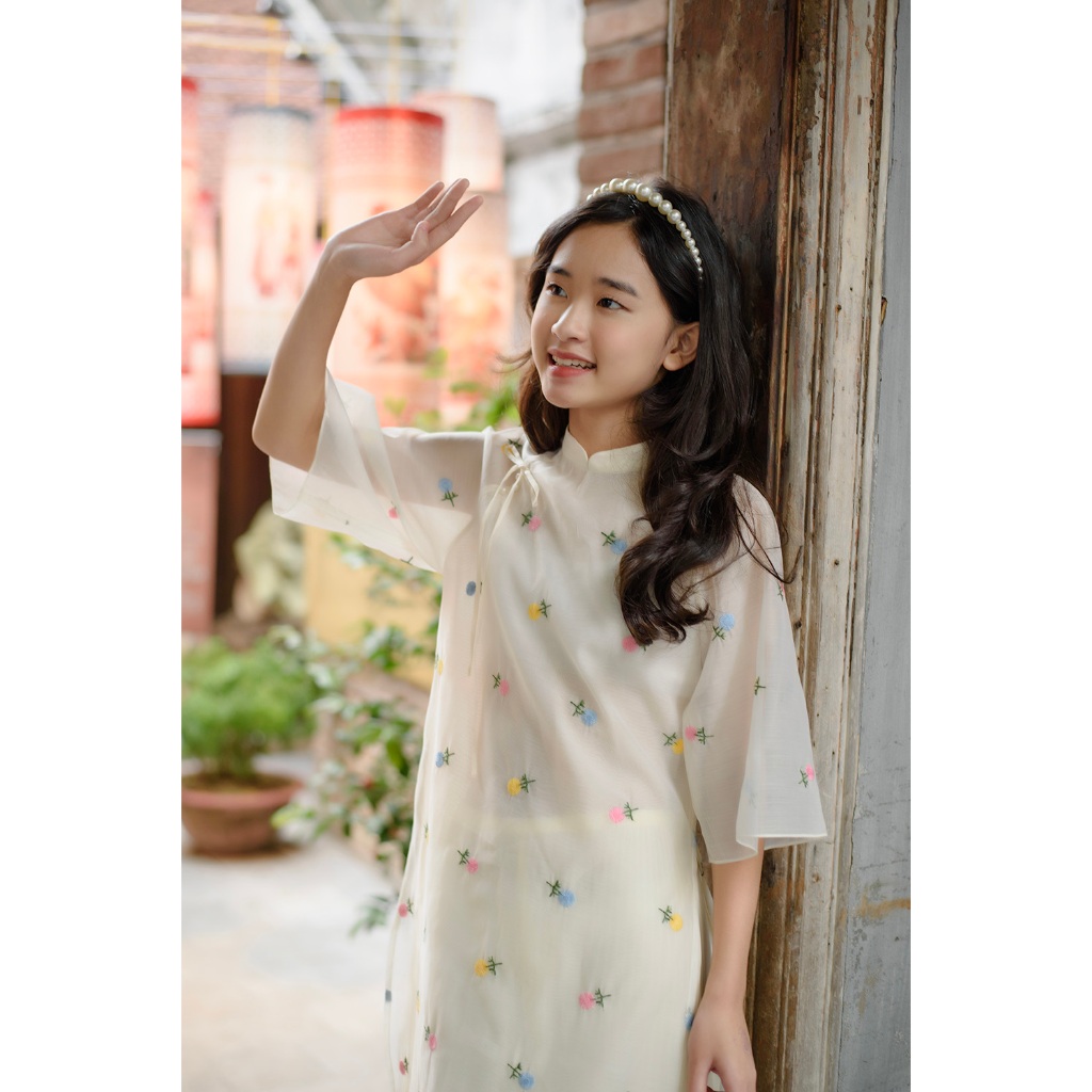 Áo Dài Tuyết Đan Bé Gái 86G1138