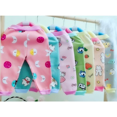 Set 10 quần nỉ nót bông cho bé trai bé gái