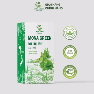 Nước uống Detox - Bột cần tây rau má MONA GREEN ( hộp 14 gói )