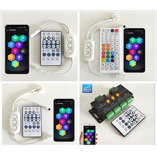 WF628M ĐIỀU KHIỂN LED FULL MÀU ARGB NEOPIXEL WS2812B WS2811 NHÁY THEO NHẠC HỖ TRỢ APP VÀ REMOTE