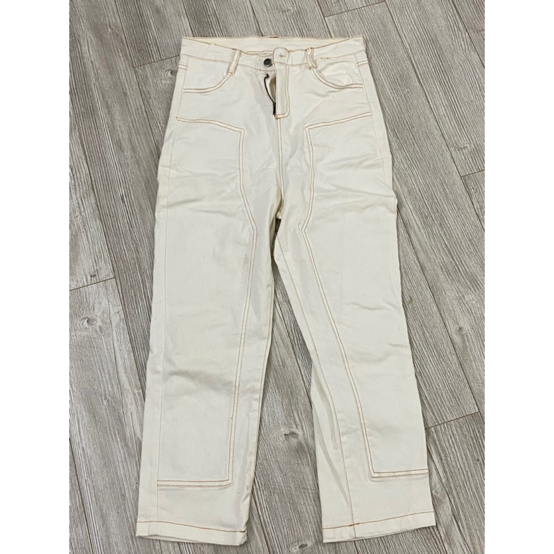 Quần kaki trắng brand cinder