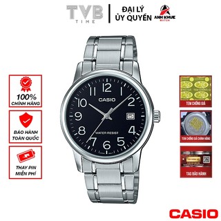 Đồng hồ nam dây kim loại Casio chính hãng MTP-V002D-1BUDF (37mm)