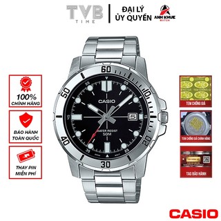 Đồng hồ nam dây kim loại Casio chính hãng MTP-VD01D-1EVUDF (45mm)