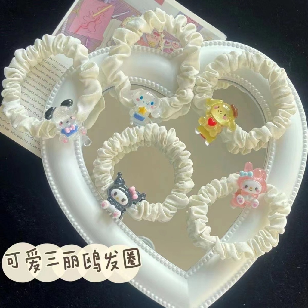 Dây Buộc Tóc Cho Nữ Dễ Thương, Dây Buộc Tóc Lò Xo Xoắn, Dây  Buộc Tóc Scrunchies