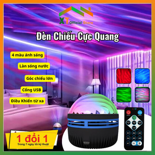 Đèn galaxy cực quang sóng nước q6, đèn vũ trụ galaxy thiên hà ngân hà bản không loa kèm remote