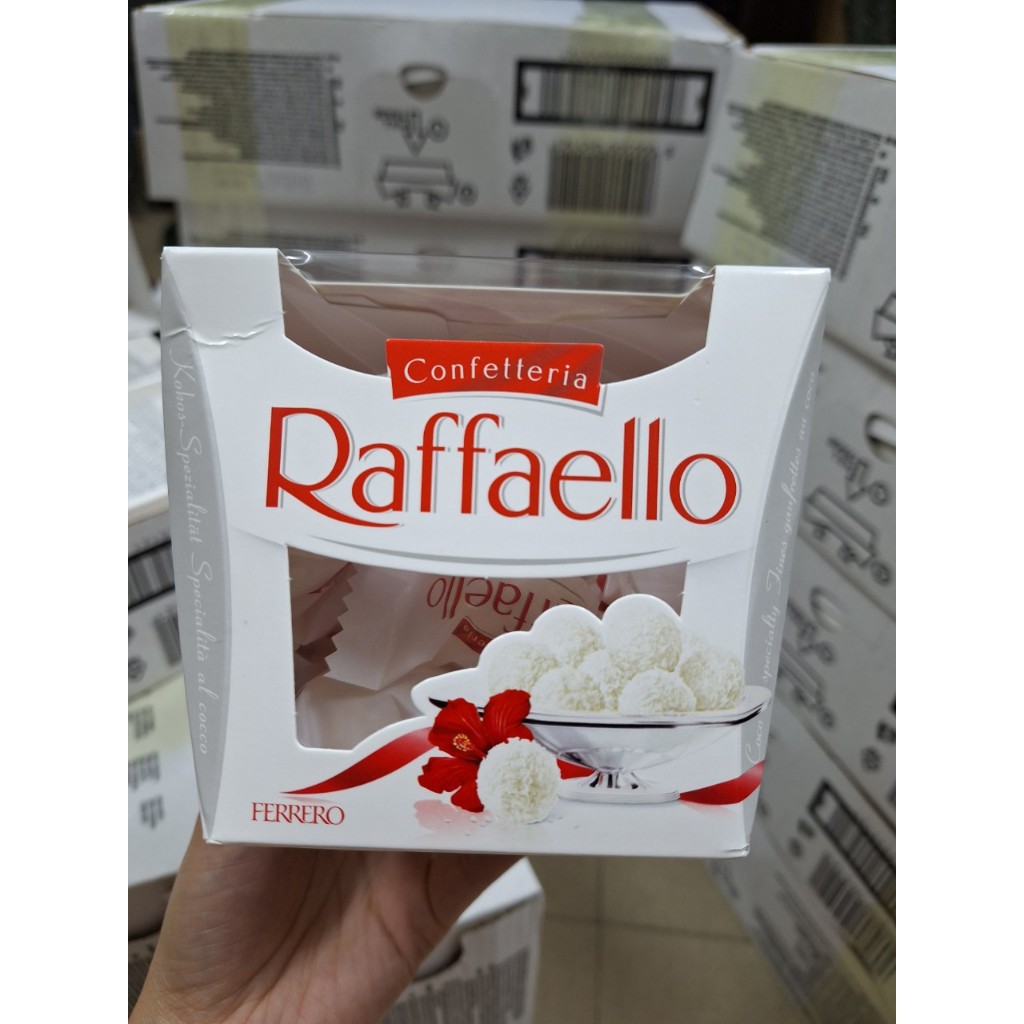 Socola dừa Balan Raffaelo siêu ngon hộp 150g date t4.2024