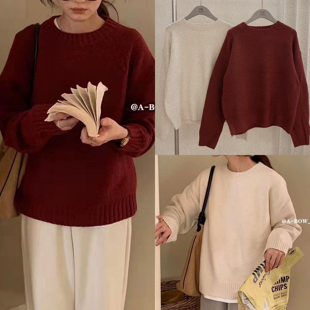 Áo Sweater trơn Abow (8932) - MIDISTORE
