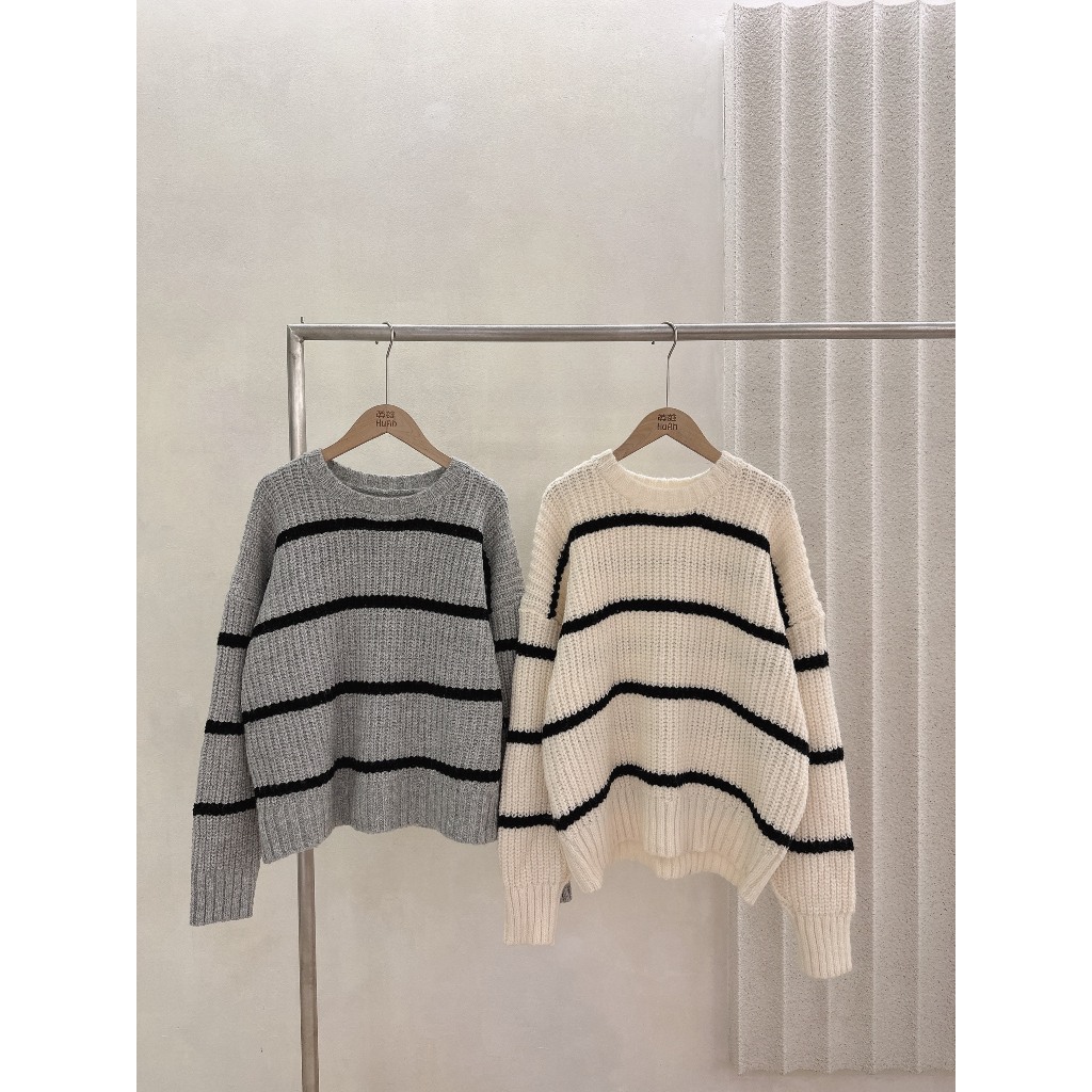 Áo Len kẻ ngang  - MIDISTORE