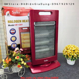 Quạt sưởi saiko hf-1201 đèn halogen chính hãng, quạt sưởi saiko hf-1201 bền đẹp xịn sò qm store