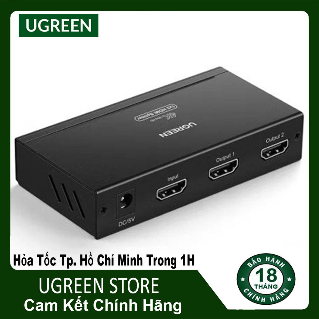 Bộ Chia HDMI 1 Ra 2,4,8 Cổng Cao Cấp Ugreen 40201 , 40202 , 40203 Chính Hãng
