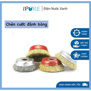 Chén cước chà sắt combo 2 cái - bánh cước - chổi đánh rỉ - dnx ipure